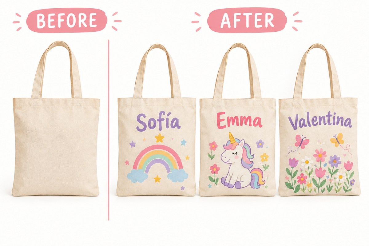 Imagen actualizada con las palabras “BEFORE” y “AFTER” en inglés