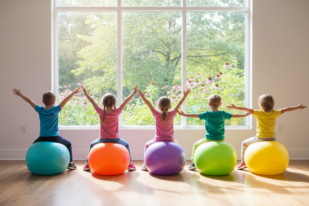 Mindfulness Kids - Bolas de yoga vista trasera